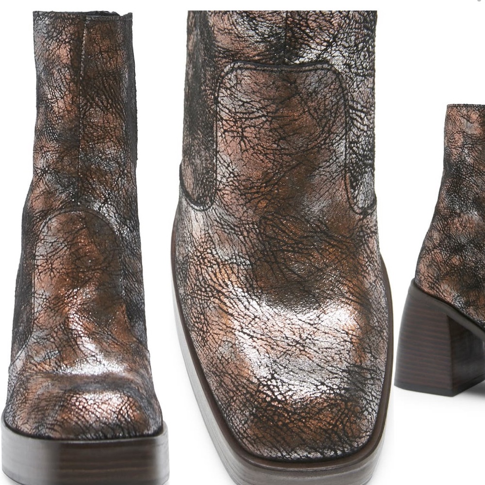 Free People Nwt Ruby Platform Bootie - image 4